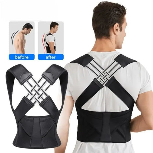 Adjustable Back Posture Corrector Belt Women Men™